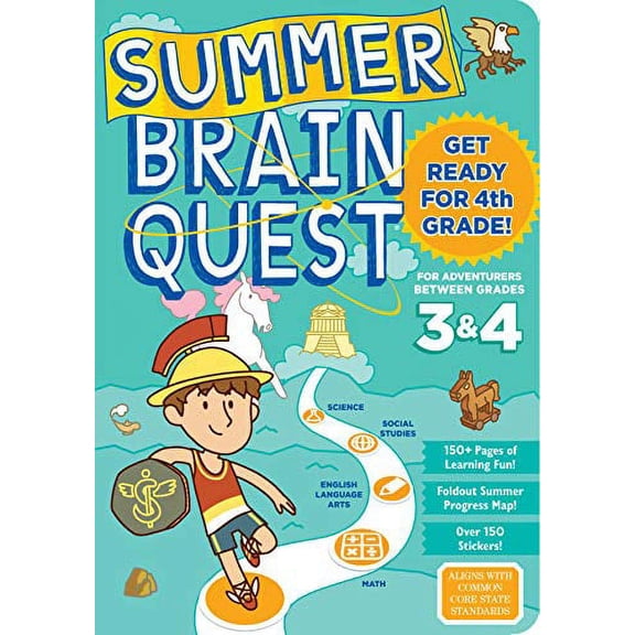 Pre-Owned Summer Brain Quest Get Ready for 4th Grade: 1 Paperback