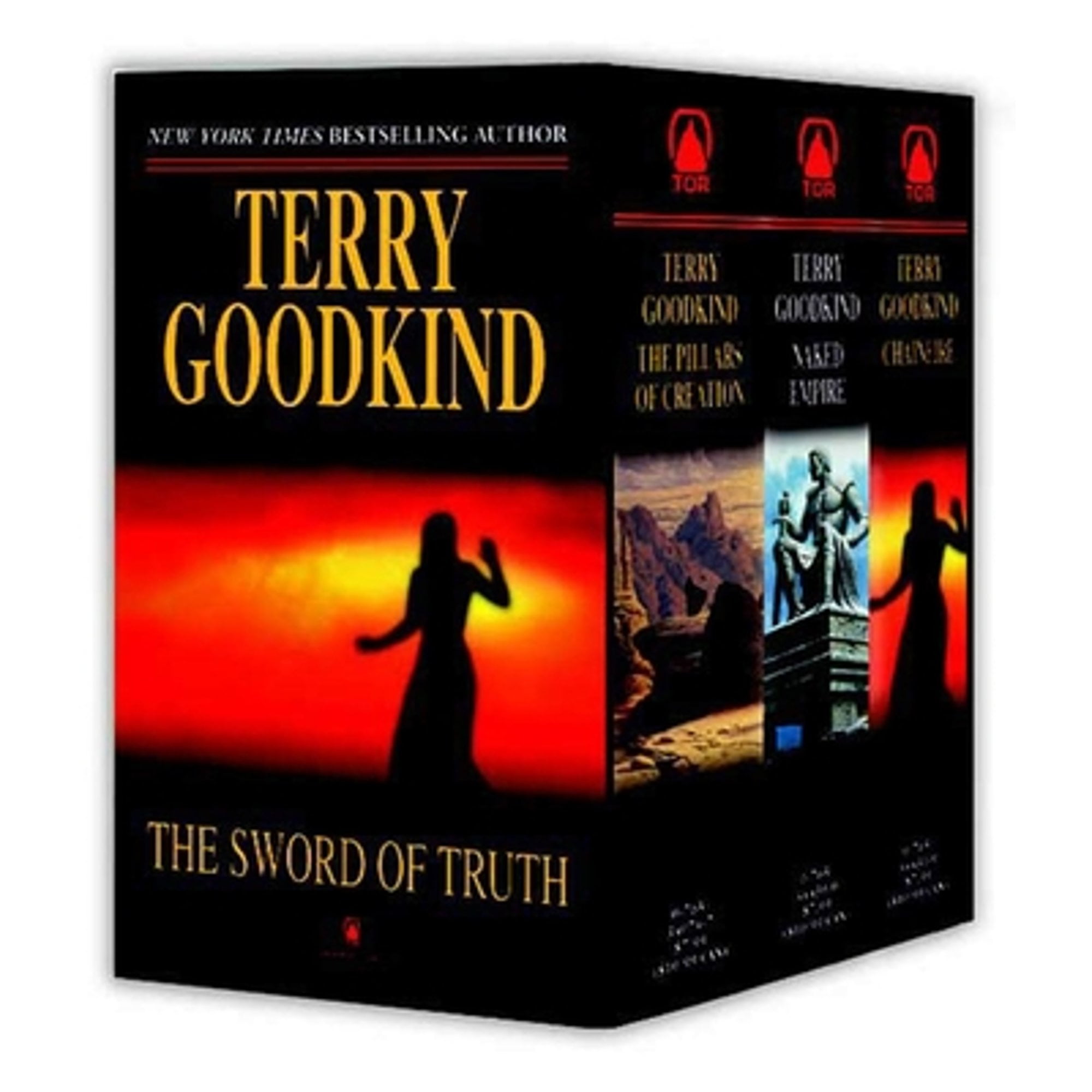 Pre-Owned Sword of Truth, Boxed Set III, Books 7-9: The Pillars of Creation, Naked Empire, Chainfire (Paperback 9780765356857) by Terry Goodkind