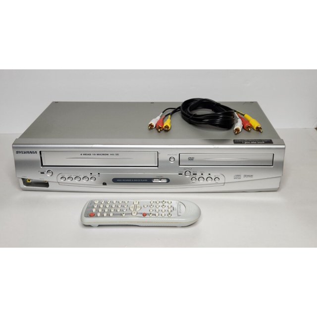 PreOwned Sylvania SRD495 DVD VCR Combo Dvd Player Vhs Vcr Combo With