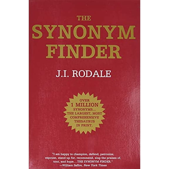 Synonym Finder Paperback