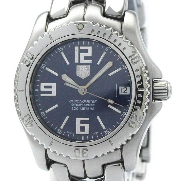Pre Owned TAG HEUER Link Date Stainless Steel Automatic Mens Watch WT5212 BF569967 Good Walmart