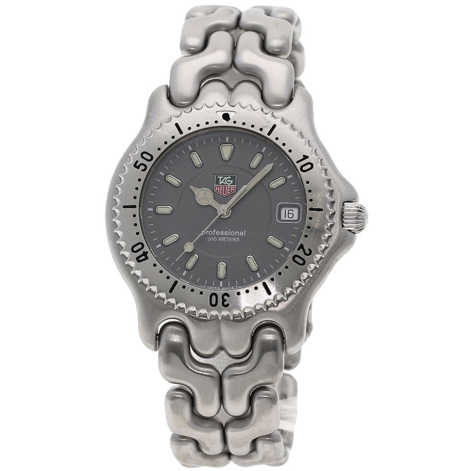 Pre-Owned TAG Heuer WG1113-K0 Cell Date Watch Stainless Steel SS 