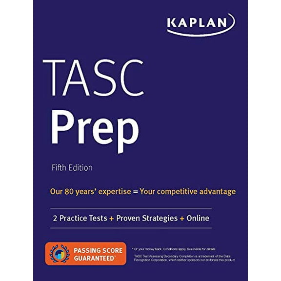 Pre-Owned Tasc Prep: 2 Practice Tests + Proven Strategies + Online (Paperback) 1506263100 9781506263106