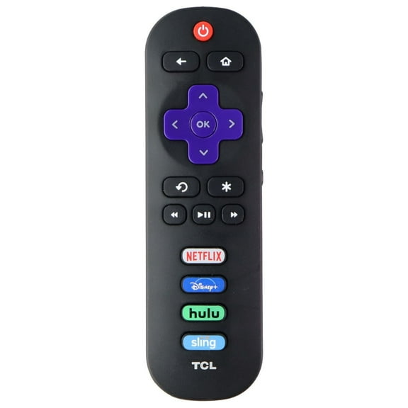 Pre-Owned TCL Remote (JH-14170) with Netflix/Disney/Hulu/Sling Keys for TCL TVs - Black