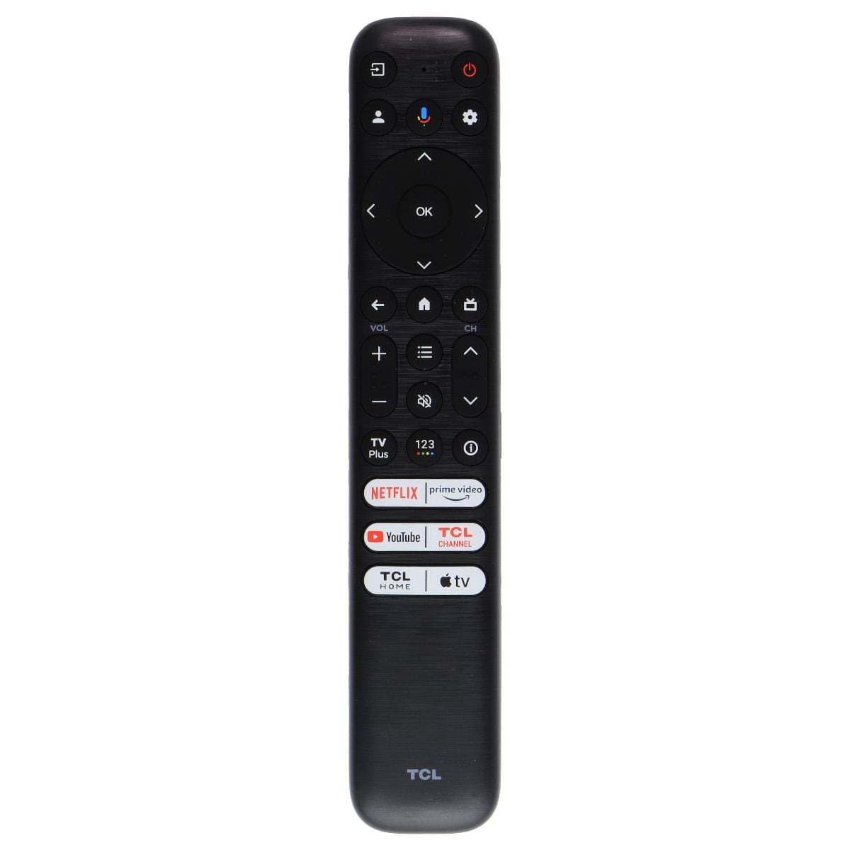 Pre-Owned TCL Replacement Remote Control (RC923 / FMB1) Netflix/AppleTV - Black
