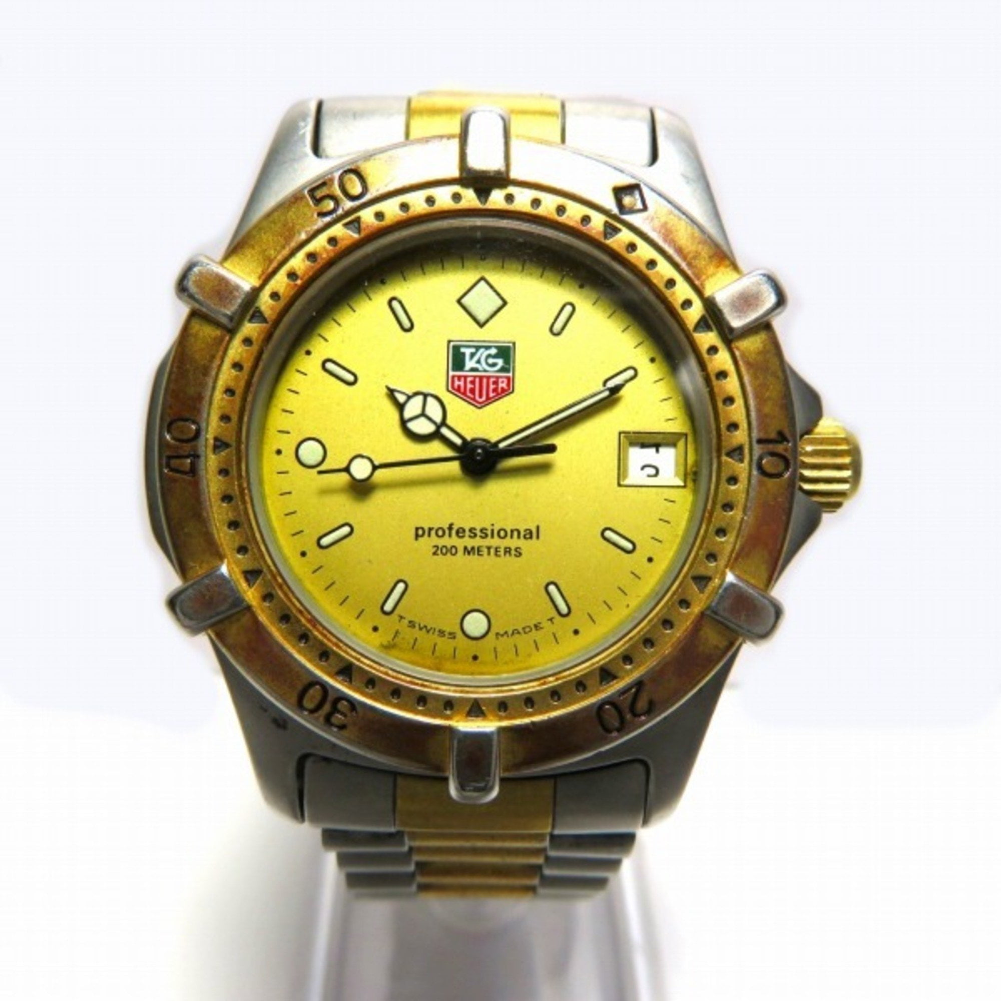 Pre Owned Tag Heuer Professional 200m 964.013F Quartz Watch Wristwatch for Boys Good Walmart