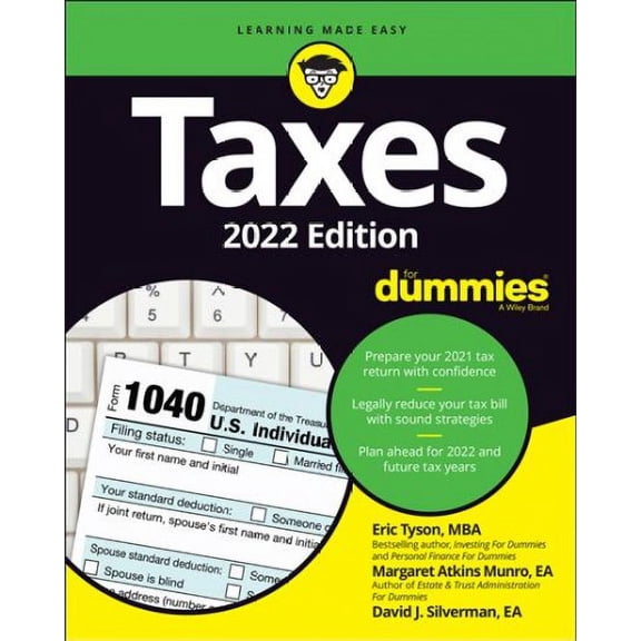Pre-Owned Taxes For Dummies: 2022 Edition (For Dummies (Business & Personal Finance)), 9781119858454, 1119858453, Paperback, 2022 edition