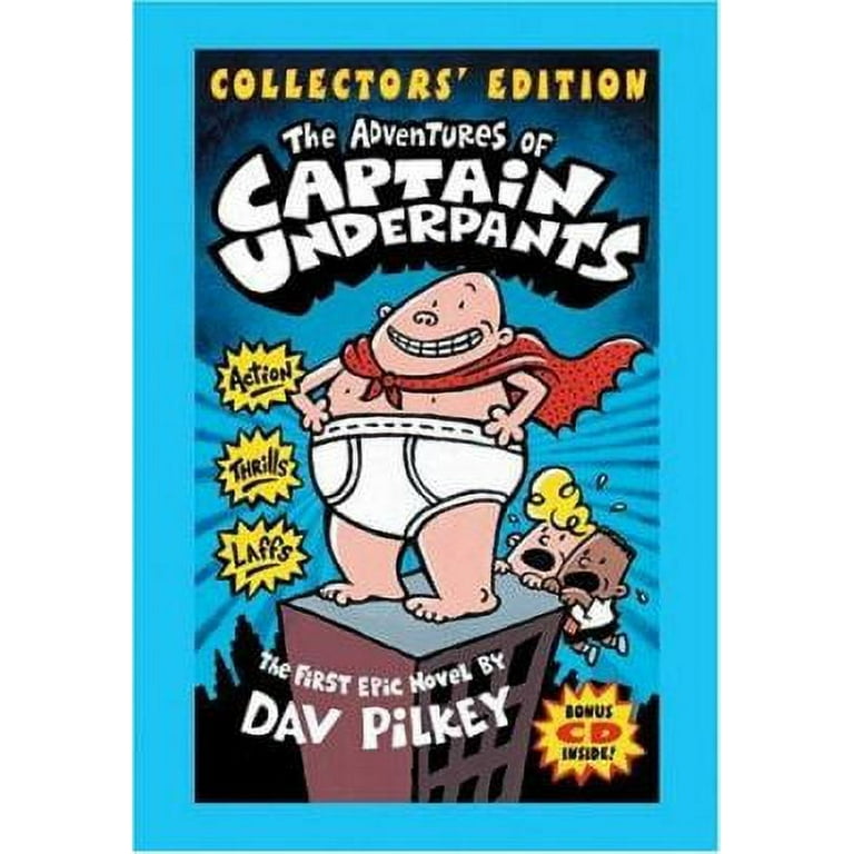 Pre Owned The Adventures of Captain Underpants Collectors Edition Hardcover 0439756685 9780439756686