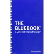 Pre-Owned The Bluebook : A Uniform System of Citation (Spiral-Bound) 9780615361161