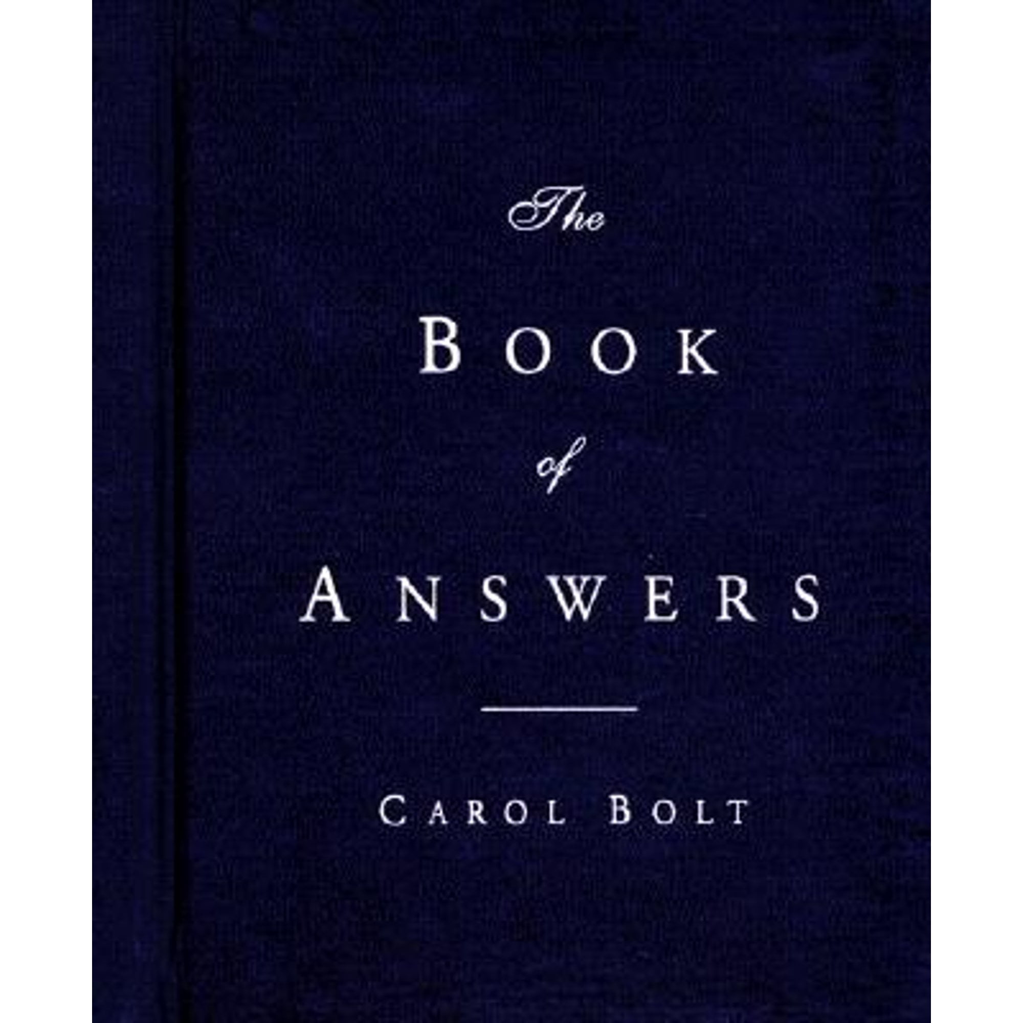洋書 The BOOK of ANSWERS   Carol Bolt The Book Of Answers: The gift book that became an internet