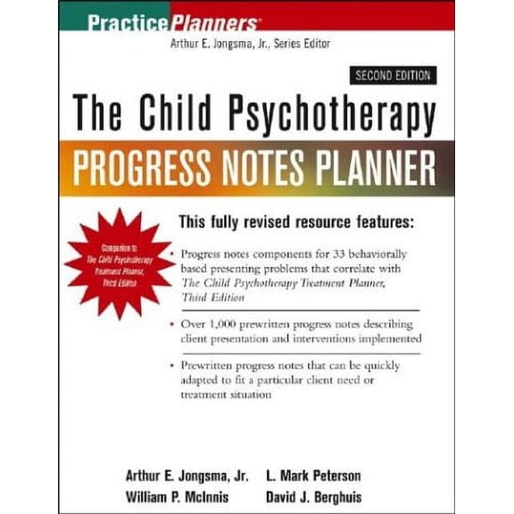 Pre-Owned Pre-Owned The Child Psychotherapy Progress Notes Planner (Paperback) 9780471459804