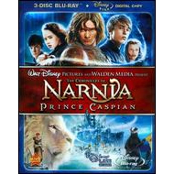 Pre-Owned The Chronicles of Narnia: Prince Caspian [3 Discs] [Blu-ray] (Blu-Ray 0786936785760) directed by Andrew Adamson, David Strangmuller