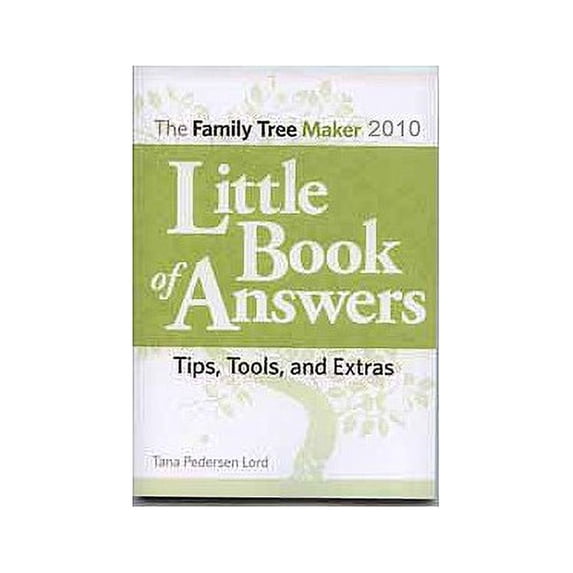 Pre-Owned The Family Tree Maker 2010 Little book of Answers Paperback