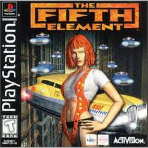 The Fifth Element- Playstation PS1 (Game with Case and Artwork)
