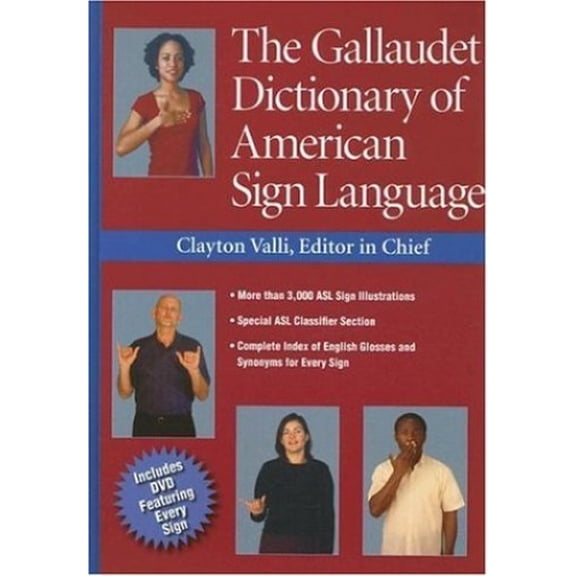 Pre-Owned The Gallaudet Dictionary of American Sign Language Paperback