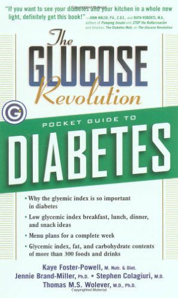PreOwned The Glucose Revolution Pocket Guide to Diabetes, Other