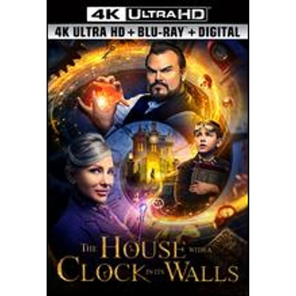 Pre-Owned The House with a Clock in Its Walls 4K Ultra HD Blu-ray/Blu-ray by Eli Roth, Fantasy