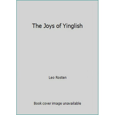 The Joys of Yinglish, Used [Paperback]