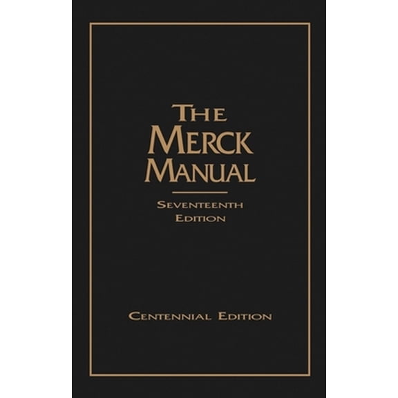 Pre-Owned The Merck Manual of Diagnosis and Therapy, 9780911910100, 0911910107, Hardcover, 17th Edition (Centennial Edition) edition