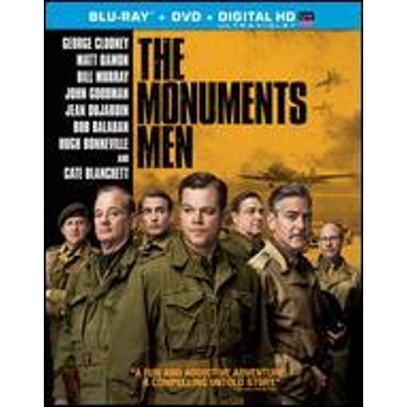 Pre-Owned The Monuments Men [2 Discs] [Blu-ray/DVD] (Blu-Ray 0043396424852) directed by George Clooney