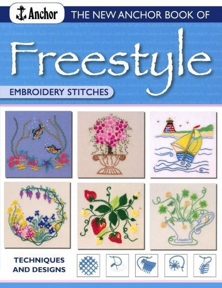 PreOwned The New Anchor Book of Freestyle Embroidery Stitches
