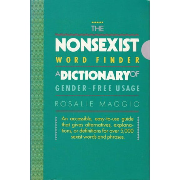 Pre-Owned Pre-Owned The Nonsexist Word Finder: A Dictionary of Gender-Free Usage Paperback