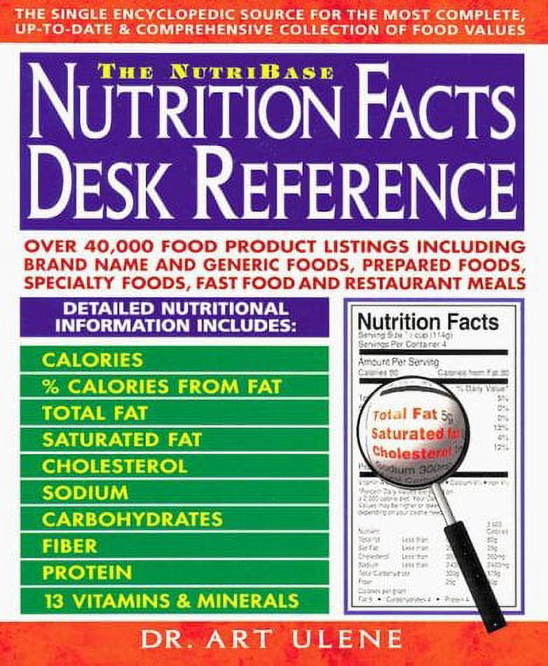 PreOwned The Nutribase Nutrition Facts Desk Reference Over 40000