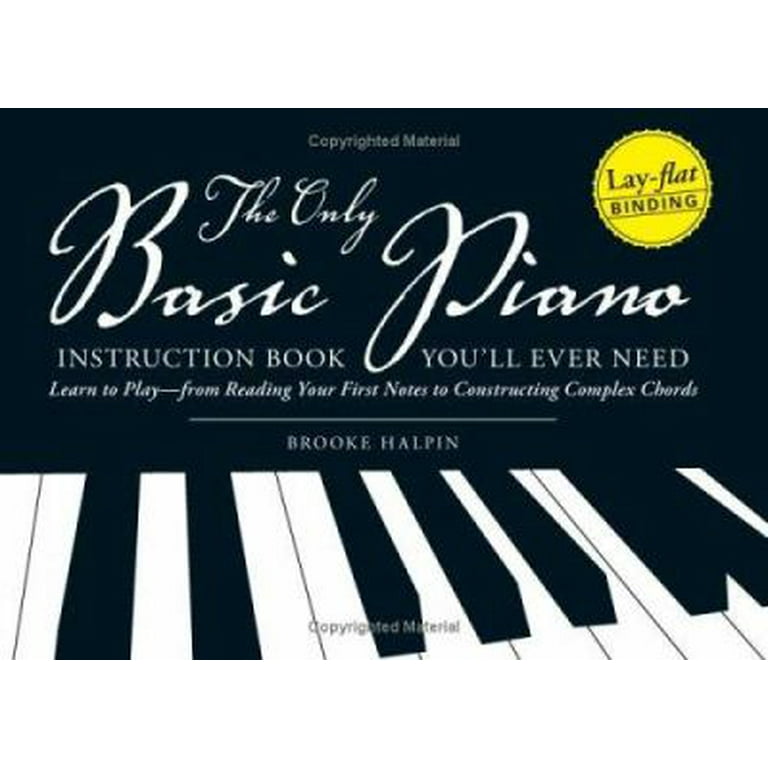 Pre Owned The Only Basic Piano Instruction Book You ll Ever Need
