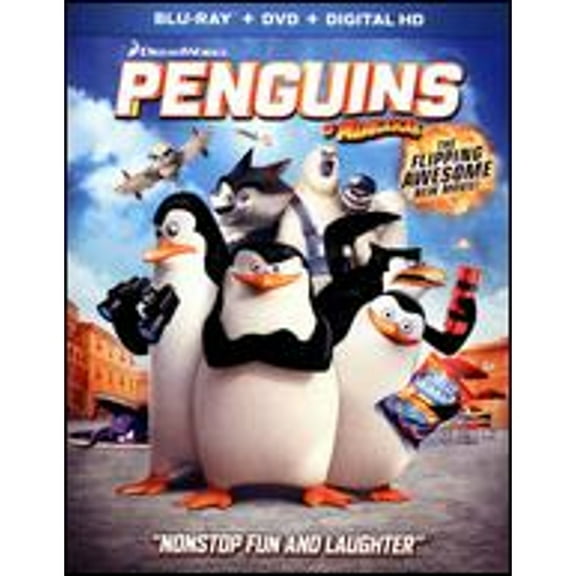 Pre-Owned The Penguins of Madagascar [Blu-ray/DVD] (Blu-Ray 0024543971757) directed by Eric Darnell, Simon J. Smith