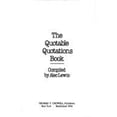 thumbnail image 1 of Pre-Owned The Quotable Quotations Book (Hardcover) 9780690014891, 1 of 1