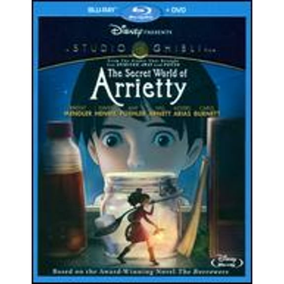 Pre-Owned The Secret World of Arrietty [2 Discs] [Blu-ray/DVD] (Blu-Ray 0786936819946) directed by Hiromasa Yonebayashi