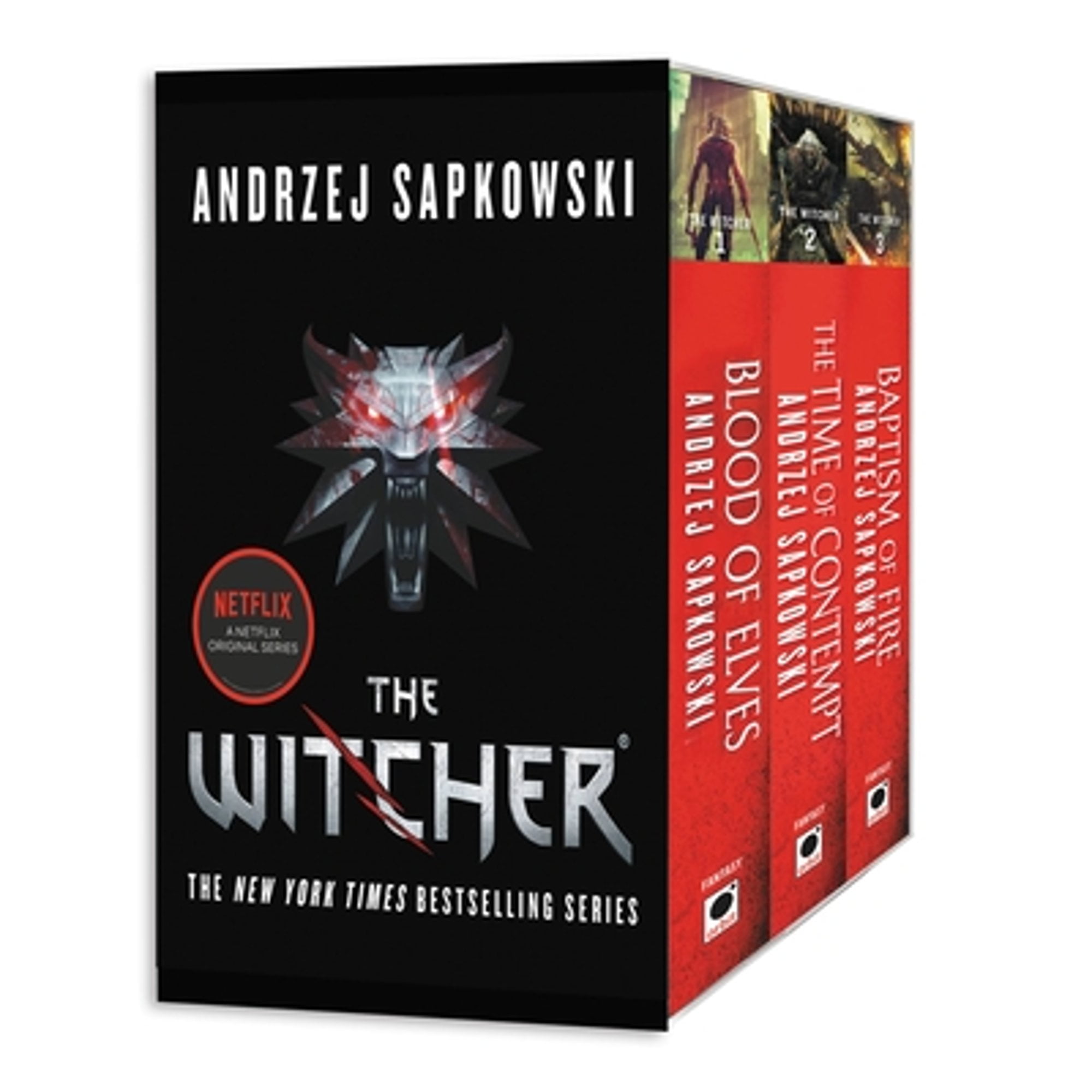 Pre-Owned The Witcher Boxed Set: Blood of Elves, the Time of Contempt, Baptism of Fire (Paperback 9780316438971) by Andrzej Sapkowski, Danusia Stok, David French