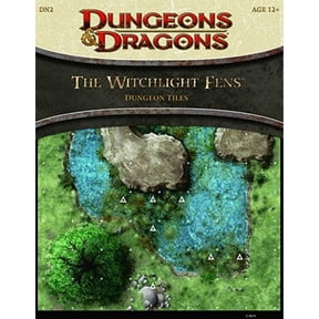 Pre-Owned The Witchlight Fens - Dungeon Tiles: A 4th Edition Dungeons & Dragons Accessory (Hardcover 9780786958009) by Wizards RPG Team (Designer)