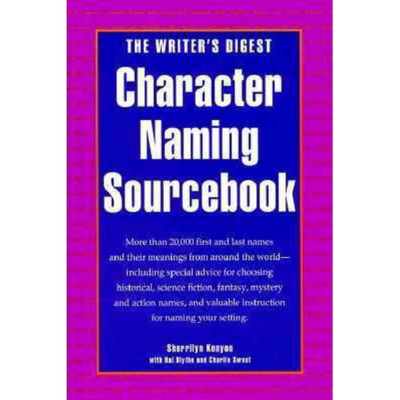 Pre-Owned "Writer's Digest" Character Naming Sourcebook Paperback