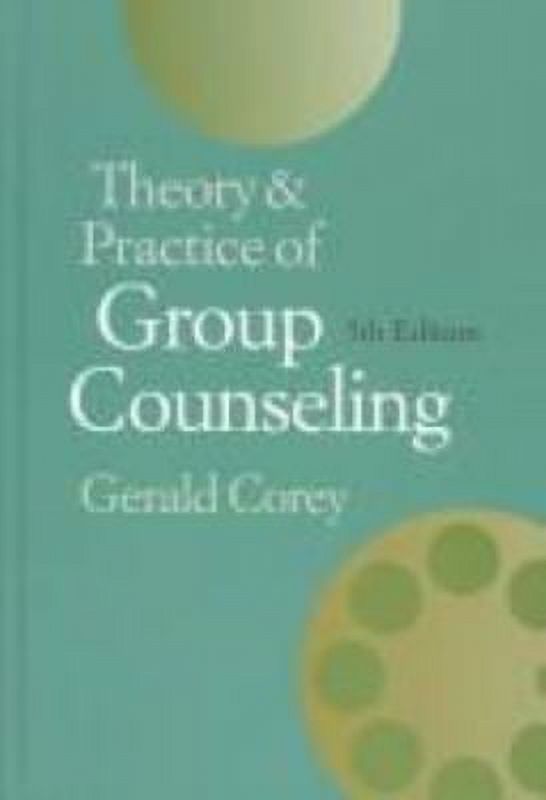 Pre Owned Theory And Practice Of Group Counseling Non Info Trac Pre owned theory and practice of group counseling non info trac