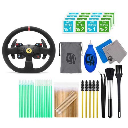 Pre-Owned Thrustmaster - 599XX EVO 30 Wheel Add-On Alcantara Edition - Black With Cleaning Manual Kit Bolt Axtion (Refurbished: Like New)