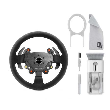 Pre-Owned Thrustmaster - Sparco Rally Wheel Add On R 383 MOD With Cleaning Electric kit Bolt Axtion Bundle