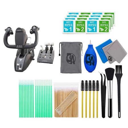 Pre-Owned Thrustmaster - TCA Yoke Pack Boeing Edition for Xbox Series X|S, Xbox One, PC With Cleaning Manual Kit Bolt Axtion Bundle (Refurbished: Like New)