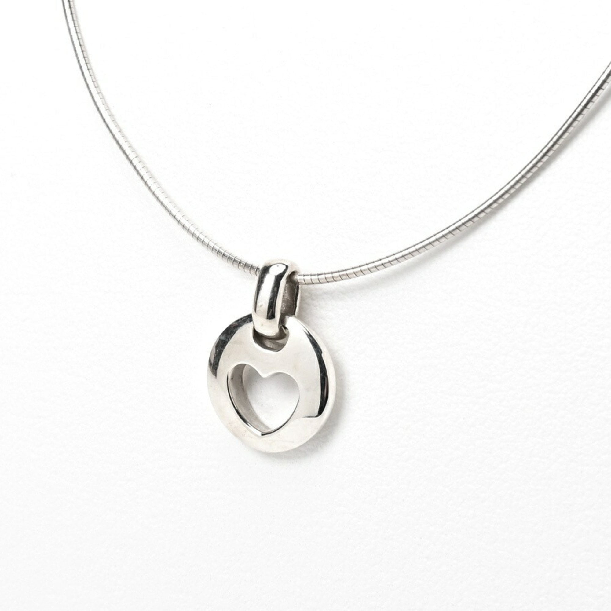 TIFFANY & CO. Pre-Owned Tiffany Return To Tiffany Silver 925 Women's Pendant Necklace (Silver) (Fair)