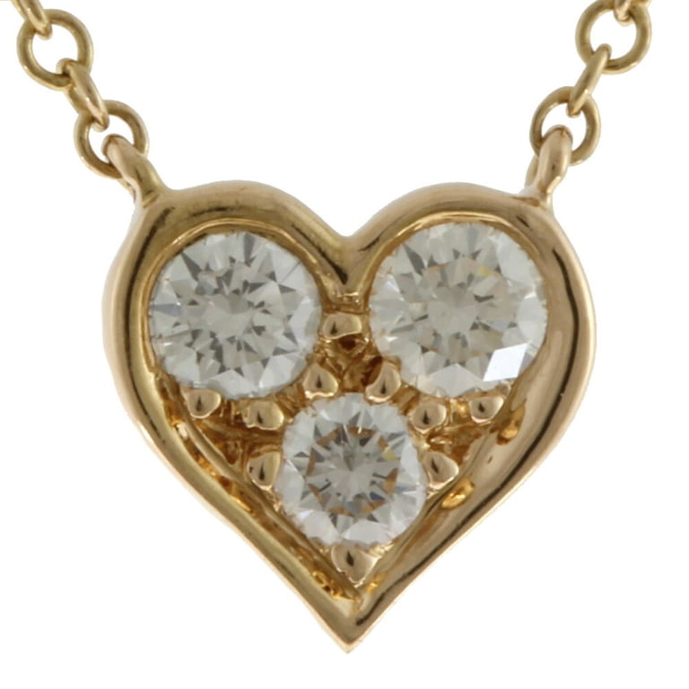 Pre-Owned Tiffany TIFFANY & Co. Sentimental Heart Necklace 18K K18 