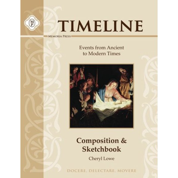 Pre-Owned Timeline Composition & Sketchbook: Events from Ancient to Modern Times Paperback