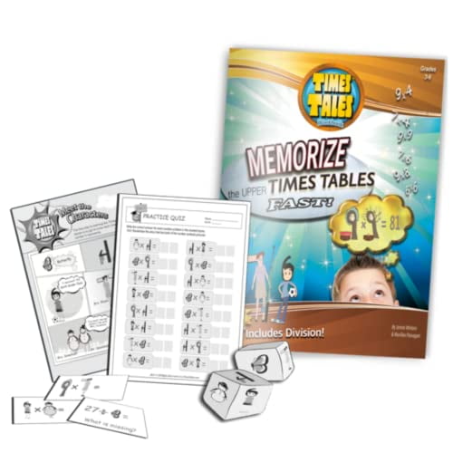 Pre-Owned Times Tales Workbook - Memorize Upper Times Tables / Multiplication Facts Fast!