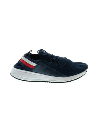 Tommy Hilfiger Olly Blue Hook and Loop Rounded Toe Cozy Fashion