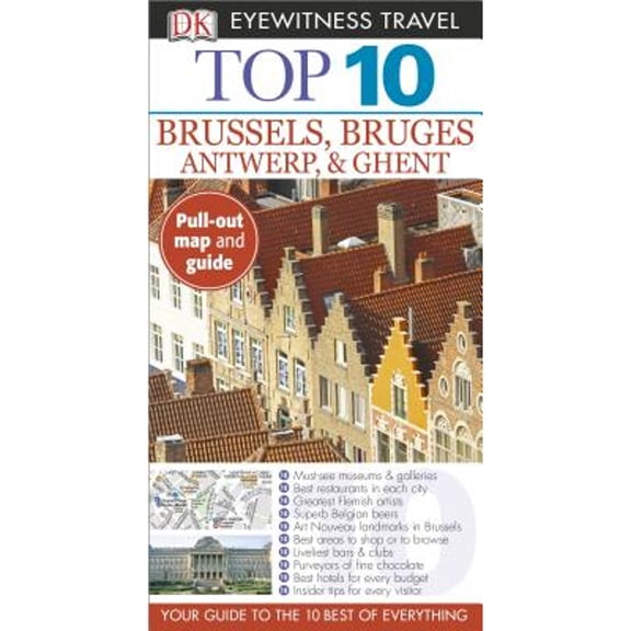 Pre-Owned Top 10 Brussels (Paperback) by Dk Travel, DK Publishing