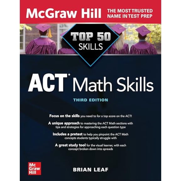 Pre-Owned Pre-Owned Top 50 ACT Math Skills, Third Edition Paperback