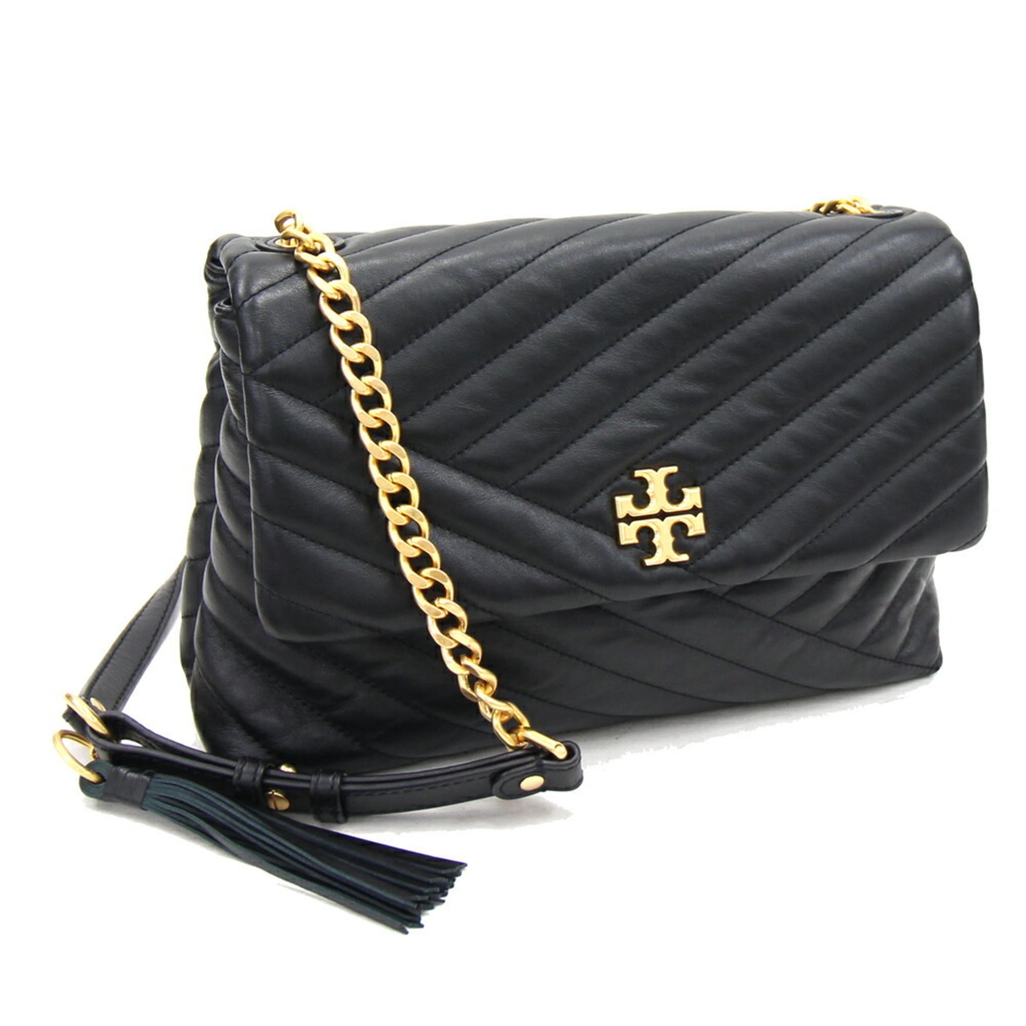 Tory Burch Kira chevron shoulder bag - Black