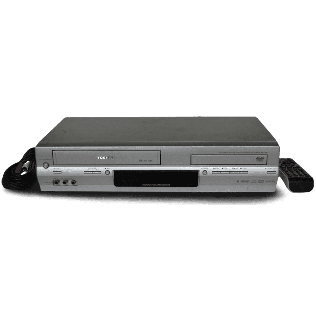 PreOwned Toshiba SDV394 DVD/VCR Combo Player w/ Original Remote, Manual, A/V Cables & HDMI