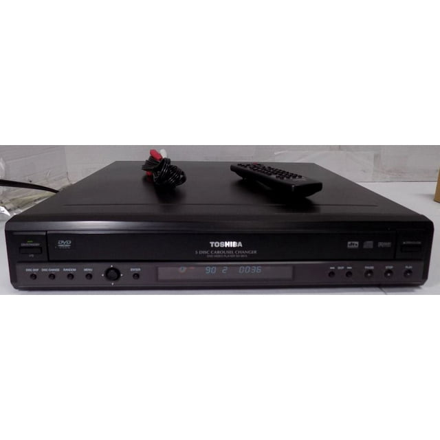 PreOwned Toshiba Sd2815 5 Disc Dvd CD Player 5Disc Carousel CD