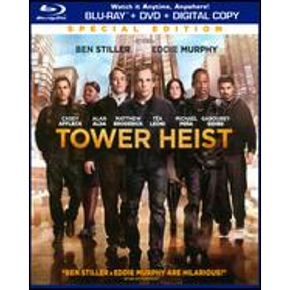 Pre-Owned Tower Heist Special Edition Blu-ray/DVD by Brett Ratner Comedy Crime