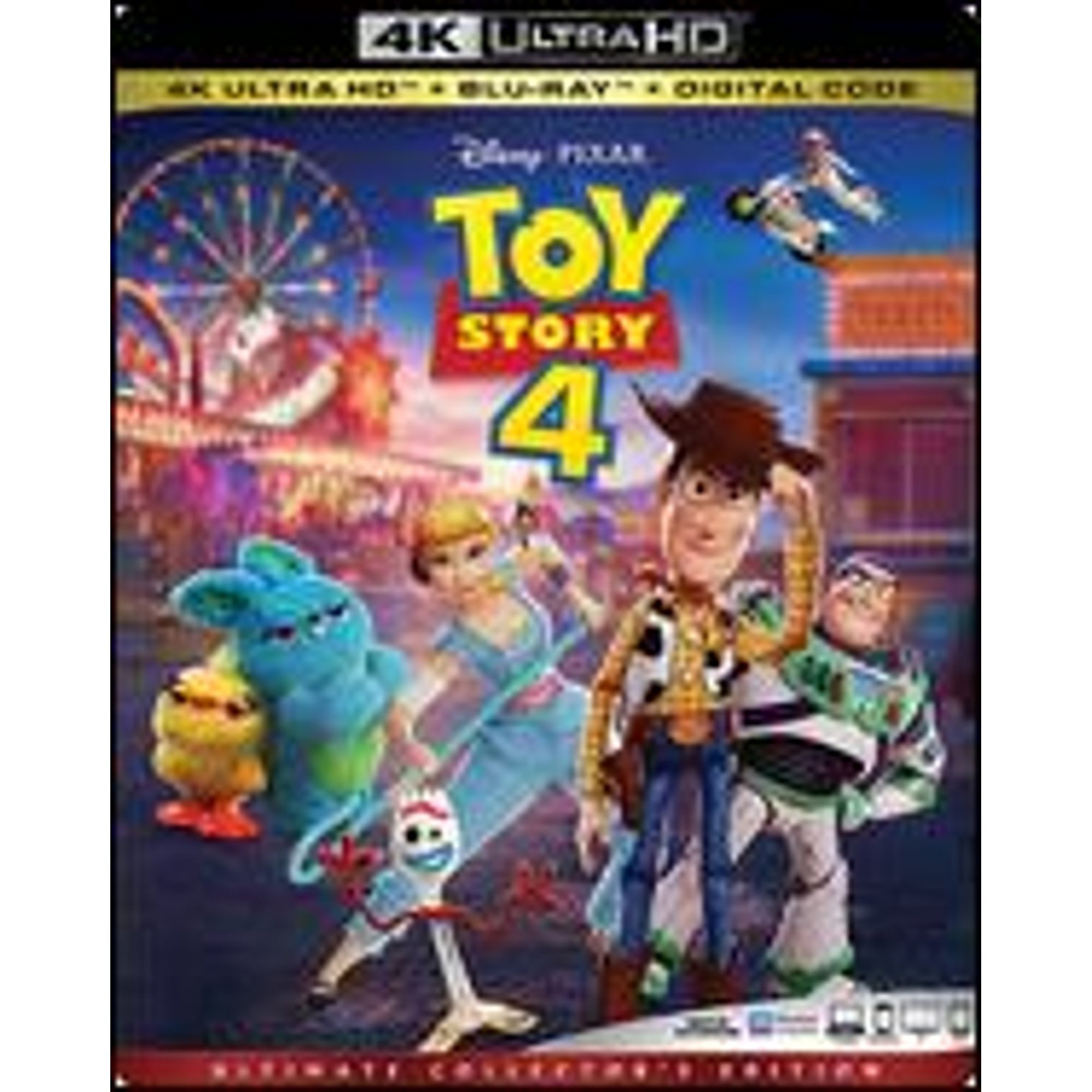 Toy Story 4-movie collection （Blue-ray） Toy Story 4-Movie Collection Blu-ray + DVD + Digital Code